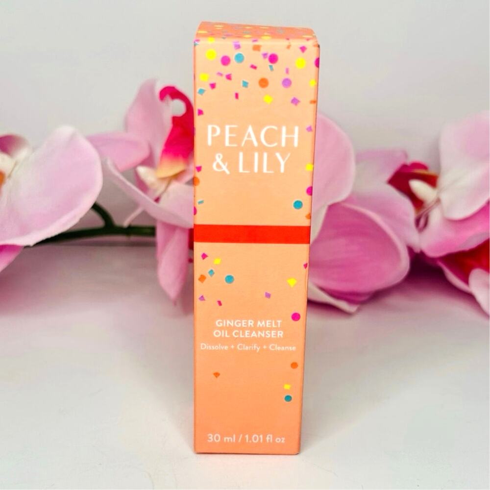 NIB Peach & Lily Ginger Melt Oil Cleanser 30mL Mini